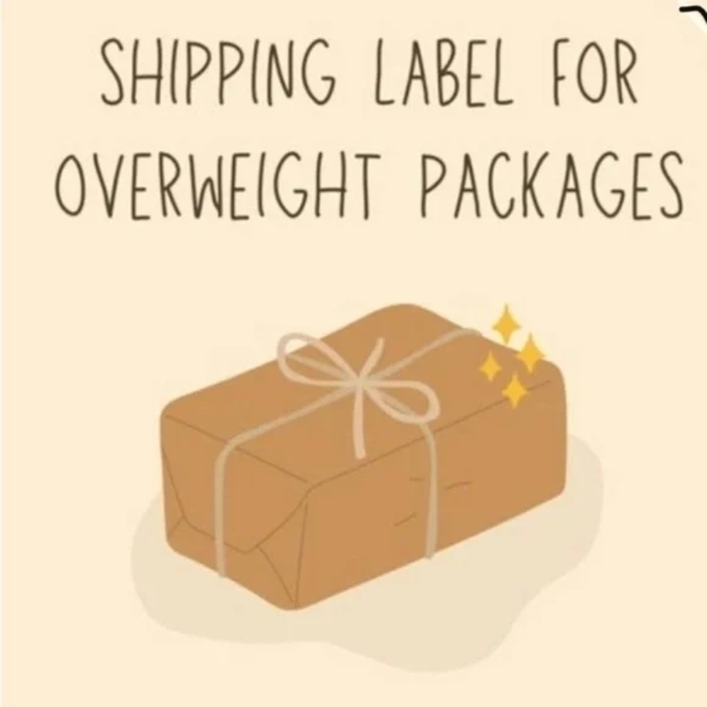 Shipping Label for Overweight Packages